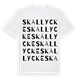 Skallycke ordlek t-shirt