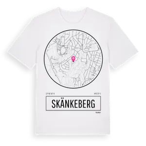 Skänkeberg t-shirt – ekologisk bomull t-shirt från Pinshirt