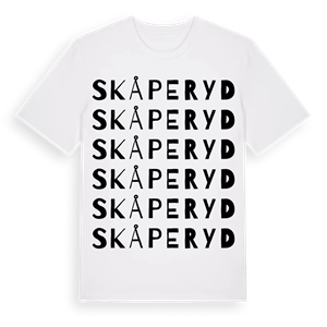 Skåperyd ordlek t-shirt – ekologisk bomull t-shirt från Pinshirt