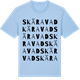 Blue Soul t-shirt med Skäravad ordlek t-shirt