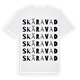 Skäravad ordlek t-shirt