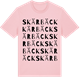 Pink Cotton t-shirt med Skärbäck ordlek t-shirt