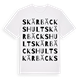 Skärbäckshult ordlek t-shirt