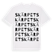 Skärpet ordlek t-shirt