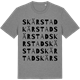 Mid Heather Gray t-shirt med Skärstad ordlek t-shirt