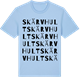 Blue Soul t-shirt med Skärvhult ordlek t-shirt