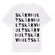 Skärvhult ordlek t-shirt