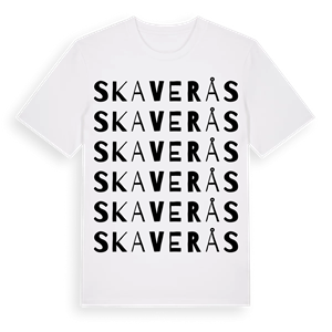 Skaverås ordlek t-shirt – ekologisk bomull t-shirt från Pinshirt