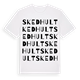 Skedhult ordlek t-shirt