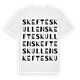 Skefteskullen ordlek t-shirt