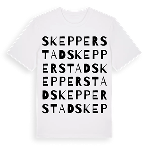Skepperstad ordlek t-shirt – ekologisk bomull t-shirt från Pinshirt
