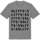 Mid Heather Gray t-shirt med Skeppsås ordlek t-shirt