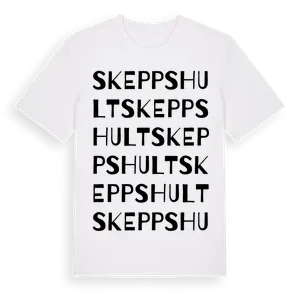 Skeppshult ordlek t-shirt – ekologisk bomull t-shirt från Pinshirt