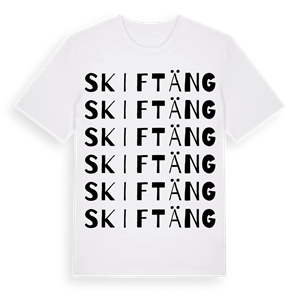 Skiftäng ordlek t-shirt – ekologisk bomull t-shirt från Pinshirt