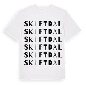 Skiftdal ordlek t-shirt – ekologisk bomull t-shirt från Pinshirt