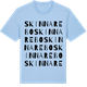 Blue Soul t-shirt med Skinnarebo ordlek t-shirt