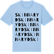 Blue Soul t-shirt med Skinnaryd ordlek t-shirt