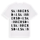 Skinnersdal ordlek t-shirt
