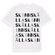 Skinnskälla ordlek t-shirt