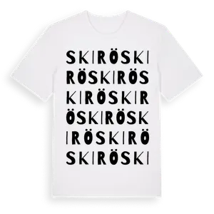 Skirö ordlek t-shirt – ekologisk bomull t-shirt från Pinshirt