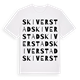 Skiverstad ordlek t-shirt