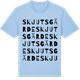Blue Soul t-shirt med Skjutsgärde ordlek t-shirt