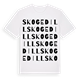 Skogedill ordlek t-shirt