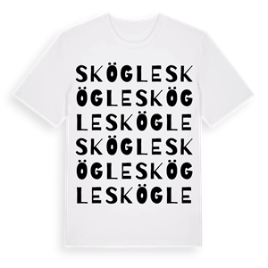 Skögle ordlek t-shirt – ekologisk bomull t-shirt från Pinshirt