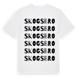 Skogsbro ordlek t-shirt – ekologisk bomull t-shirt från Pinshirt