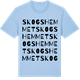 Blue Soul t-shirt med Skogshemmet ordlek t-shirt