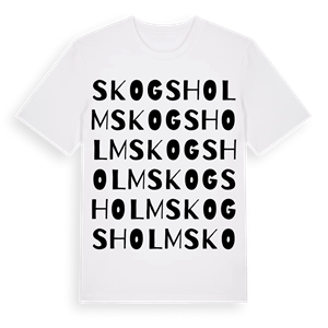 Skogsholm ordlek t-shirt – ekologisk bomull t-shirt från Pinshirt