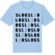 Blue Soul t-shirt med Skogslid ordlek t-shirt