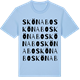 Blue Soul t-shirt med Skönabo ordlek t-shirt