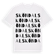 Sköndal ordlek t-shirt