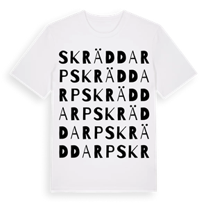 Skräddarp ordlek t-shirt – ekologisk bomull t-shirt från Pinshirt