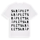 Skråplet ordlek t-shirt