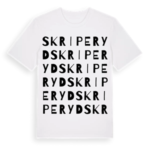 Skriperyd ordlek t-shirt – ekologisk bomull t-shirt från Pinshirt