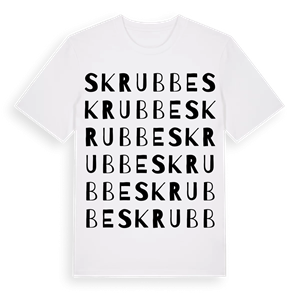 Skrubbe ordlek t-shirt – ekologisk bomull t-shirt från Pinshirt