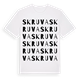 White t-shirt med Skruva ordlek t-shirt