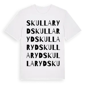 Skullaryd ordlek t-shirt – ekologisk bomull t-shirt från Pinshirt