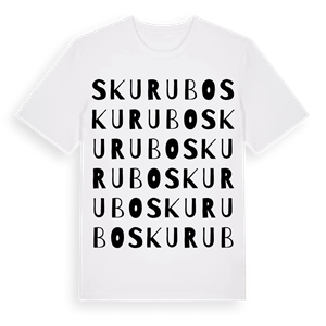 Skurubo ordlek t-shirt – ekologisk bomull t-shirt från Pinshirt