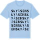 Blue Soul t-shirt med Skyåsen ordlek t-shirt