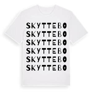 Skyttebo ordlek t-shirt – ekologisk bomull t-shirt från Pinshirt
