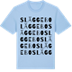 Blue Soul t-shirt med Släggebo ordlek t-shirt