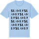 Blue Soul t-shirt med Slamby ordlek t-shirt