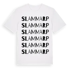 Slammarp ordlek t-shirt – ekologisk bomull t-shirt från Pinshirt