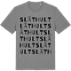 Mid Heather Gray t-shirt med Släthult ordlek t-shirt