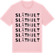 Pink Cotton t-shirt med Släthult ordlek t-shirt