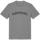 Mid Heather Gray t-shirt med Slättefall böjd t-shirt