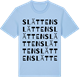 Blue Soul t-shirt med Slätten ordlek t-shirt